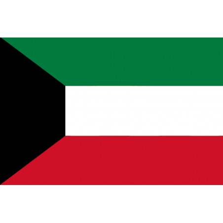 Drapeau Koweït (15x10cm) - Autocollant(sticker)