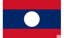 Drapeau Laos (19.5x13cm) - Autocollant(sticker)