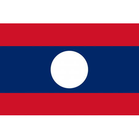 Drapeau Laos (19.5x13cm) - Autocollant(sticker)