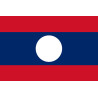 Drapeau Laos (19.5x13cm) - Sticker/autocollant