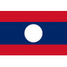 Drapeau Laos (19.5x13cm) - Autocollant(sticker)