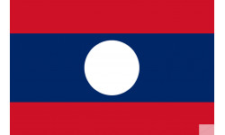 Drapeau Laos (15x10cm) - Autocollant(sticker)