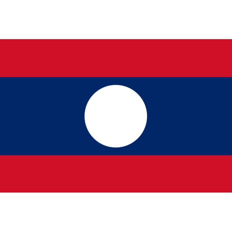 Drapeau Laos (15x10cm) - Sticker/autocollant