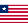 Drapeau Libéria (19.5x13cm) - Sticker/autocollant
