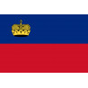 Drapeau Liechtenstein (19.5x13cm) - Autocollant(sticker)