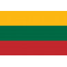 Drapeau Lituanie (19.5x13cm) - Autocollant(sticker)