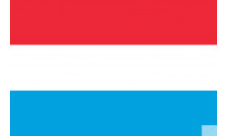 Drapeau Luxembourg (19.5x13cm) - Autocollant(sticker)