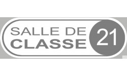 Autocollant (sticker): signaletique salle de classe