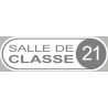 Autocollant (sticker): signaletique salle de classe