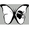 Effet papillon Corse (10x4.8) - Autocollant(sticker)