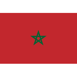 Drapeau Maroc (19.5x13cm) - Sticker/autocollant