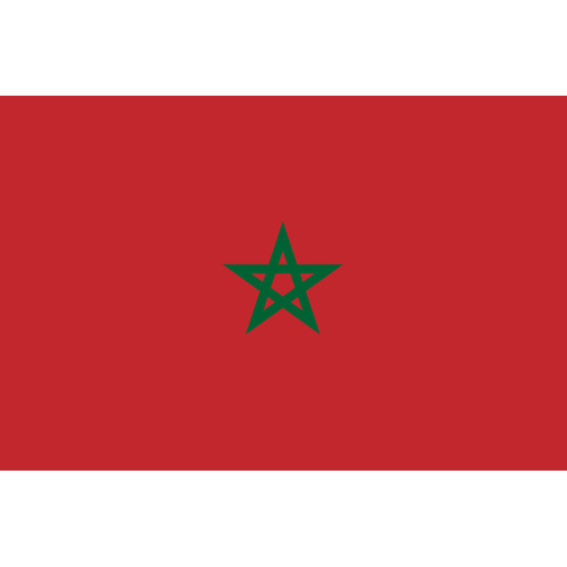 Drapeau Maroc (15x10cm) - Sticker/autocollant