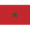 Drapeau Maroc (15x10cm) - Sticker/autocollant