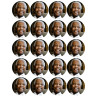 Nelson Mandela (20 fois 5cm) - Sticker/autocollant