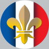 Royaliste Français (10x10cm) - Autocollant(sticker)