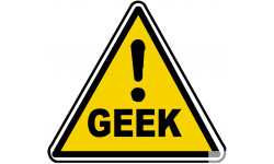 Danger geek (10x9cm) - Autocollant(sticker)