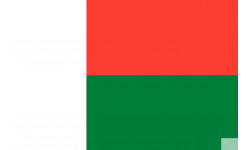 Drapeau Madagascar (19.5x13cm) - Autocollant(sticker)