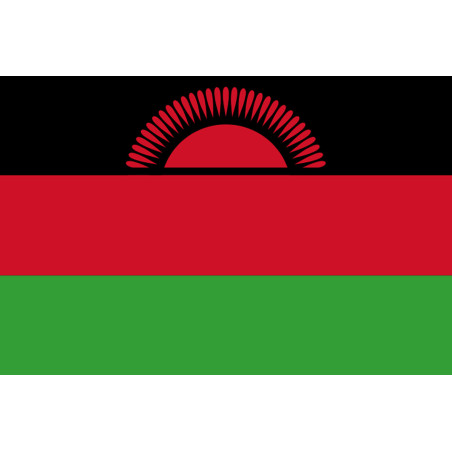 Drapeau Malawi (19.5x13cm) - Sticker/autocollant