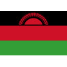 Drapeau Malawi (5x3.3cm) - Sticker/autocollant