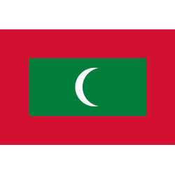 Drapeau Maldives (19.5x13cm) - Sticker/autocollant