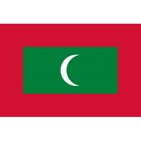 Drapeau Maldives (19.5x13cm) - Autocollant(sticker)