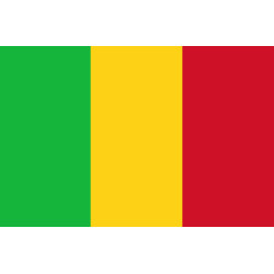 Drapeau Mali (19.5x13cm) - Sticker/autocollant