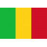 Drapeau Mali (19.5x13cm) - Autocollant(sticker)