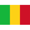 Drapeau Mali (5x3.3cm) - Sticker/autocollant