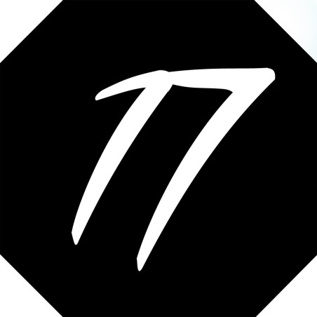 numéro de boite aux lettres 17 - architecte 10x10cm - Sticker/autocol