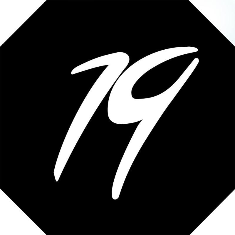 numéro de boite aux lettres 19 - architecte 10x10cm - Sticker/autocol