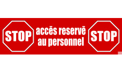 accès réserve (30x9cm) - Autocollant(sticker)