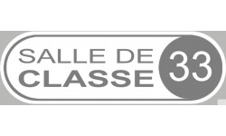 Autocollant (sticker): signaletique salle de classe