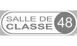 Autocollant (sticker): signaletique salle de classe