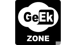 zone geek wifi - 5x5cm - Autocollant(sticker)