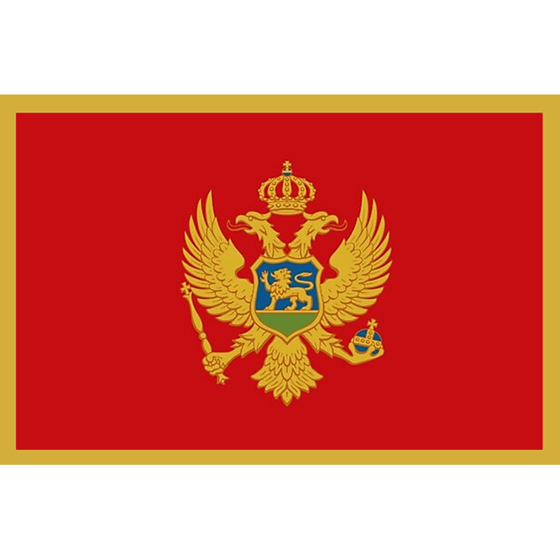Drapeau Monténégro (15x10cm) - Sticker/autocollant