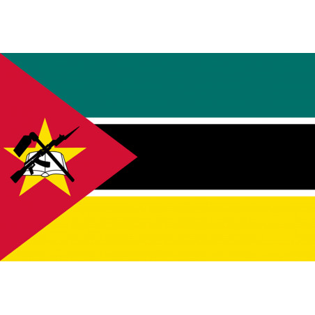 Drapeau Mozambique (19.5x13cm) - Autocollant(sticker)