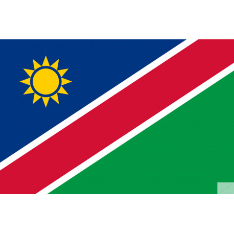 Drapeau Namibie (19.5x13cm) - Autocollant(sticker)