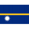 Drapeau Nauru (19.5x13cm) - Autocollant(sticker)