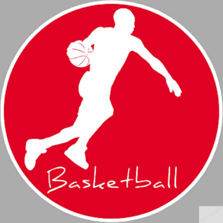 Basketball - 5cm - Autocollant(sticker)