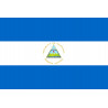 Drapeau Nicaragua 19.5x13cm) - Autocollant(sticker)