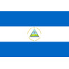 Drapeau Nicaragua (5x3.3cm) - Sticker/autocollant