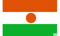 Drapeau Niger (19.5x13cm) - Autocollant(sticker)