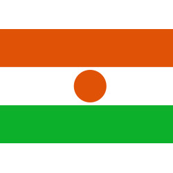 Drapeau Niger (15x10cm) - Sticker/autocollant
