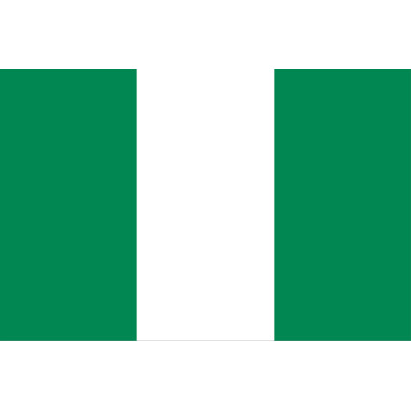 Drapeau Nigeria (15x10cm) - Sticker/autocollant