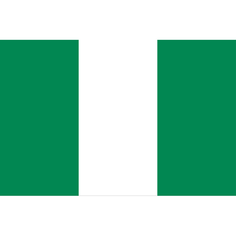 Drapeau Nigeria (5x3.3cm) - Sticker/autocollant