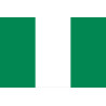 Drapeau Nigeria (5x3.3cm) - Sticker/autocollant