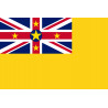 Drapeau Niue (19.5x13cm) - Autocollant(sticker)