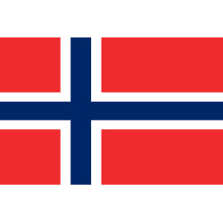 Drapeau Norvège (19.5x13cm) - Sticker/autocollant