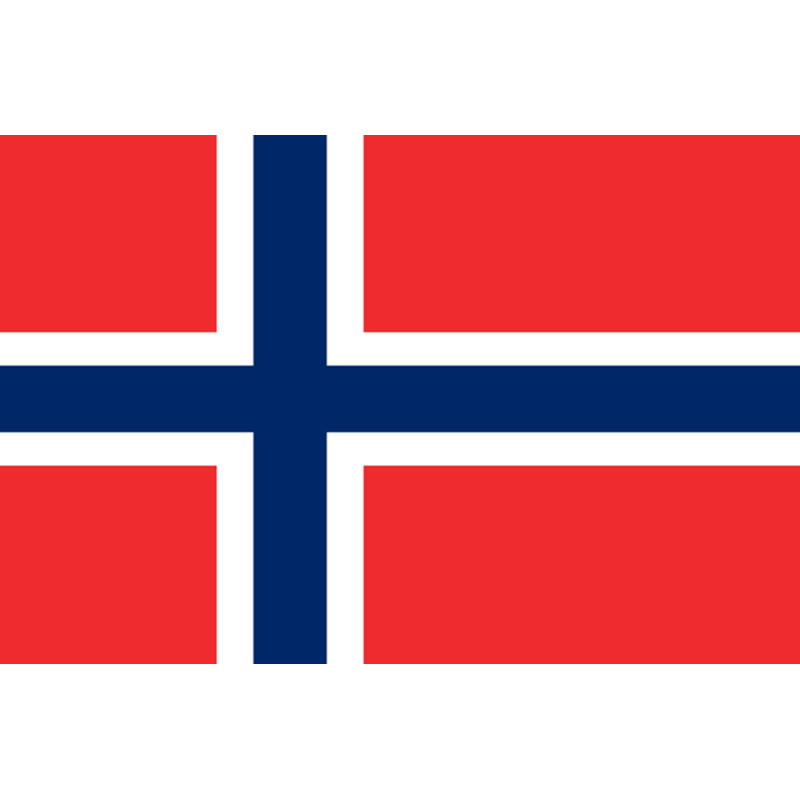 Drapeau Norvège (19.5x13cm) - Sticker/autocollant
