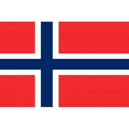 Drapeau Norvège (19.5x13cm) - Autocollant(sticker)